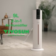 9L 2-in-1 Top Fill Cool & Warm Mist Air Humidifier