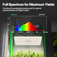 Complete Grow Tent Kit 2x2 Indoor Grow System with GrowHub WiFi Controller, Efficient Ventilation & Full-Spectrum LED Grow Light, 1680D Mylar Lightproof Tent 24"x24"x48"