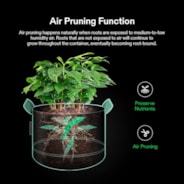 MELONFARM 5-Pack 20 Gallon Grow Bags Heavy Duty Thickened Non-Woven Plant Fabric