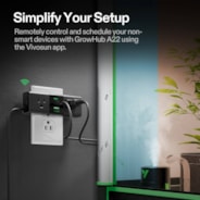 GrowHub A22 Controller with Temperature and Humidity Sensor Probe, Compatible with Vivosun App for Grow Tent