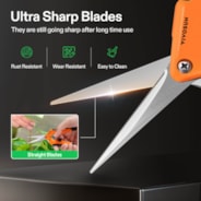 2-Pack Gardening Hand Pruner Pruning Shear