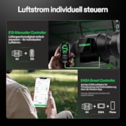 Smart Air Filtration Kit 4″, AeroZesh G4 Inline Fan with E12 Speed Controller, Carbon Filter & Ducting Combo