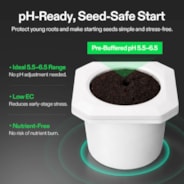 FlexFeed DWC Hydroponices System Seed Rooter, 4-Pack Seed Starter Plugs, Compatible with VGrow DWC System 