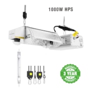 VIVOGrow 98% Ultrahigh Reflectivity 3-Mode-Adjust 1000W Double Ended Reflector Fixture