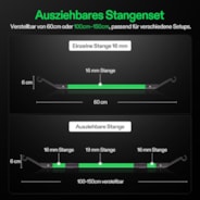 Grow Tent High CFM Kit, Suitable for 3.3’×3.3’, 4’×2’, 4’×4’, and 5’×5’ Tents, 39"-60" Adjustable