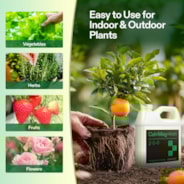 Cal+Mag+Iron (2-0-0), Calcium, Magnesium & Iron Supplement, Liquid Nutrient Fertilizer for All Plants, 1 Quart