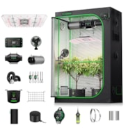 Smart Grow Tent Kit PRO 4x2 Indoor Grow System with 2-in-1 Tunable Spectrum LED Light, Smart GrowHub Automation, Efficient Ventilation & 360° Airflow, 2000D Mylar Tent 48"x24"x72"