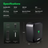AeroFlux W70 PTC Grow Tent Heater with Thermostat, App & VPD Monitoring for Indoor Grow Tent Climate Control