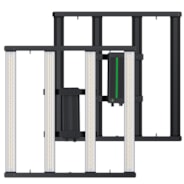 LumaLight 320W LED Pflanzenlampe, Vollspektrum Grow Lampe mit tiefer Canopy-Durchdringung, 90 x 90 cm, GrowHub kompatibel