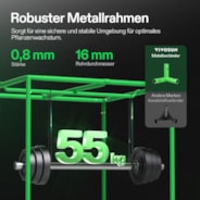 Growbox S224 60 x 60 x 120 cm Indoor Grow Tent 1680D Oxford-Gewebe Hochreflektierendes Mylar und stabile Metallstangen