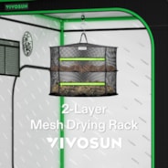 2-Layer Mesh Drying Rack Hanging Design with Green Zippers