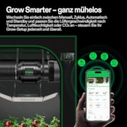 AeroZesh G6 Inline Fan 6″ with E12 Speed Controller, PWM-Controlled EC Fan for Grow Tent Ventilation