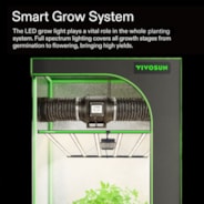 VIVOSUN VSF6450 Foldable LED Grow Light w/Samsung & OSRAM Diodes and 6 Dimming Options