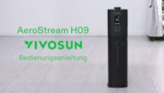 AeroStream H09 Smarter Luftbefeuchter 9L mit Temperatur- und Luftfeuchtigkeitssonde, für Growbox