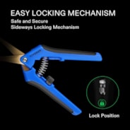 1-Pack Curved Gardening Hand Pruner