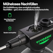 Battery Powered Sprayer 0.5Gallon, Electric Spray Bottle USB Rechargeable, 2.2 Ah Battery