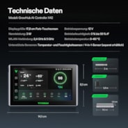 VIVOSUN X42 AI Controller für Growzelte, All-in-One Grow-Automatisierungssystem mit stabiler Umgebungssteuerung & VPD-Management, kabellose Gerätesynchronisierung & App-Überwachung für Indoor-Grow-Systeme & Hydroponik