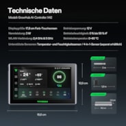 VIVOSUN X42 AI Controller für Growzelte, All-in-One Grow-Automatisierungssystem mit stabiler Umgebungssteuerung & VPD-Management, kabellose Gerätesynchronisierung & App-Überwachung für Indoor-Grow-Systeme & Hydroponik