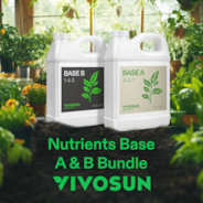 Nutrients Base A & B Bundle, Liquid Fertilizer Supports Vegetative and Flowering Stage, 1 Gallon Each