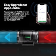 AeroZesh S8 Inline Fan 8″ with E12 Speed Controller, PWM-Controlled EC Fan for Grow Tent Ventilation