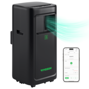 AeroLush C08 Intelligent Air Conditioner, 4-in-1 Function, with Temperature & Humidity Sensor Probe