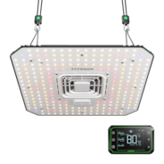 AeroLight A100 Tunable Spectrum LED Grow Light 100W, with Integrated Circulation Fan & GrowHub E42A, Compatible with APP, 2 x 2 Ft. Coverage