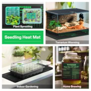 10″x20.75″ Seedling Heat Mat and Digital Thermostat Combo Set MET Standard