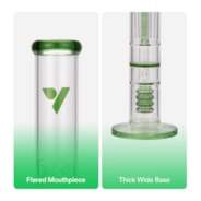 Bong - Cutting-edge Water Pipe with Triple Percs and Ice-Catcher