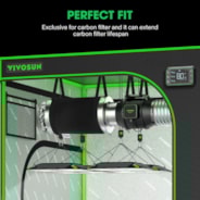 Prefilter for 8-Inch Carbon Filter, Black, 2 Pack