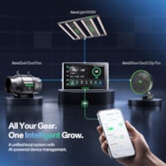 Smart AI Grow Tent System 4x4 Indoor Smart Grow System with Self-Learning AI Controller, Dynamic Airflow & Tunable Spectrum, Automated Climate Control, 2000D Mylar Tent 48"x48"x80"