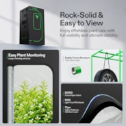 Smart Grow Tent Kit PRO 2x2 Indoor Grow System with 2-in-1 Tunable Spectrum LED Light, Smart GrowHub Automation, Efficient Ventilation & 360° Airflow, 2000D Mylar Tent 24"x24"x48"