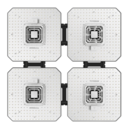 4 Pack AeroLight A100 Tunable Spectrum LED Grow Light 100W, with Integrated Circulation Fan, Compatible with APP, 4 x 4 Ft. Coverage