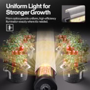 LumaRay Under Canopy Lights, Full Spectrum Dimmable LED Grow Lights for Grow Tents, Greenhouses, SGS Compatible