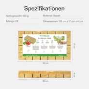 4 cm Steinwoll-Anzuchtwürfel, 1 Platte mit 28 Stück
