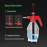 Vivosun 0.2 Gallon Handheld Red Garden Pump Sprayer