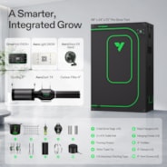 Smart Grow Tent Kit PRO 4x2 Indoor Grow System with 2-in-1 Tunable Spectrum LED Light, Smart GrowHub Automation, Efficient Ventilation & 360° Airflow, 2000D Mylar Tent 48"x24"x72"