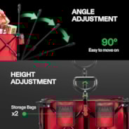 Heavy Duty Collapsible Folding Wagon, Red