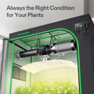 Smart Grow Tent Kit 4x2 Complete Indoor Grow System with Smart Controller, Full-Spectrum LED Grow Light & Ventilation Automation System, 1680D Mylar Tent 48"x24"x72"
