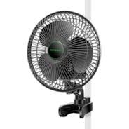 AeroWave A6 Patented Clip-on Fan with 2-Speed Adjustment, Horizontal Vertical Oscillation, Black