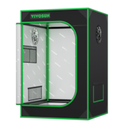Growbox 60x60x90cm S223, für 1-2 Pflanzen, 600D lichtdichtes Oxford-Gewebe, für den Indoor-Pflanzenanbau