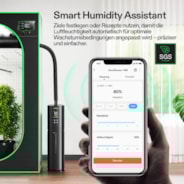 AeroStream H09 Smarter Luftbefeuchter 9L mit Temperatur- und Luftfeuchtigkeitssonde, für Growbox