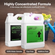 pH Up & pH Down Kit, Liquid Fertilizer for All Plants and All Growing Systems, 1 Quart Each