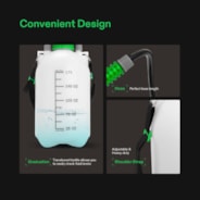 1.3 Gallon Pressure Sprayer 3 Water Nozzles with Adjustable Shoulder Strap