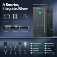 Smart AI Grow Tent System 3x3 Indoor Smart Grow System with Self-Learning AI Controller, Dynamic Airflow & Tunable Spectrum, Automated Climate Control, 2000D Mylar Tent 36"x36"x72"