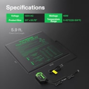 Seedling Heat Mat Digital Thermostat Combo 20″ x 20.75″