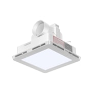 Bathroom Ventilation and Exhaust Fan with LED Light, 4 Inch, 110 CFM