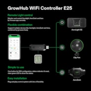 VIVOSUN Smart Grow System with AeroLight A200SE LED Grow Light & 6-inch S6 AeroZesh Inline Fan & GrowHub Controller