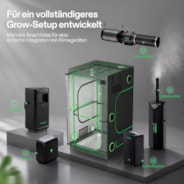Growbox Pro P346 100 x 100 x 180 cm Indoor Grow Tent 2000D Oxford-Gewebe Hochreflektierendes Mylar und stabile Metallstangen