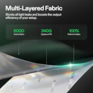 Grow Tent 4x8 S848, 8-16 Plants Use, 600D Light-proof Oxford, 48″ x 96″ x 80″, For Indoor Plants Growing