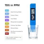 Digital pH Meter, 3-in-1 TDS EC and Temperature Meter, Plant Soil Moisture Tester Combo for Home, Garden and Hydroponics